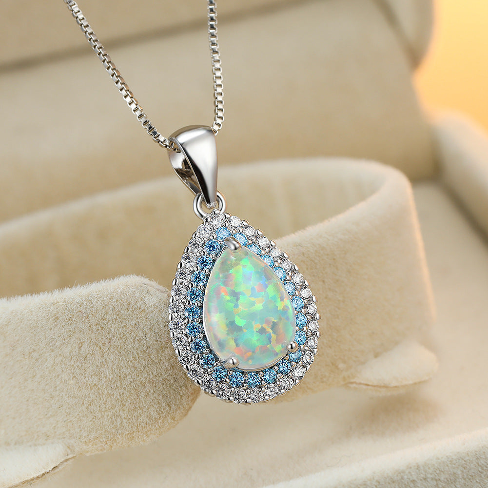 Waterdrop Opal Necklace