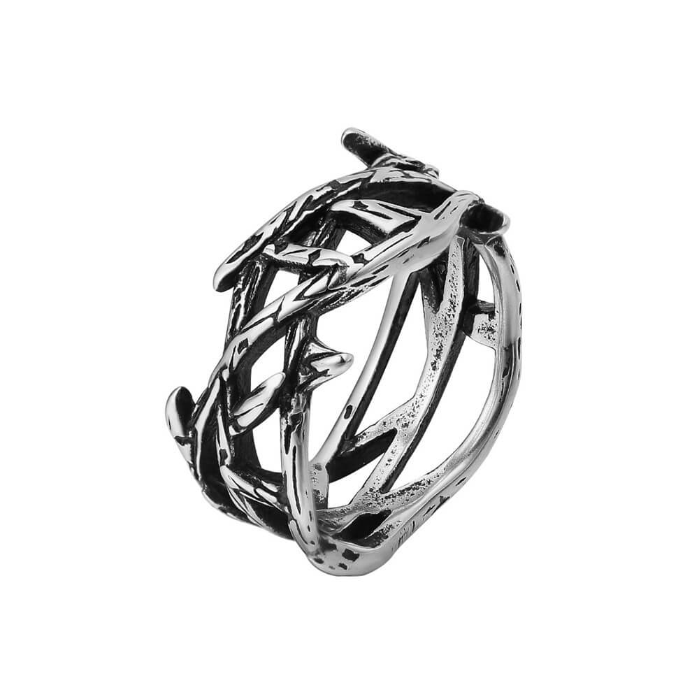 Men's Vintage Jesus Crown Of Thorns Ring