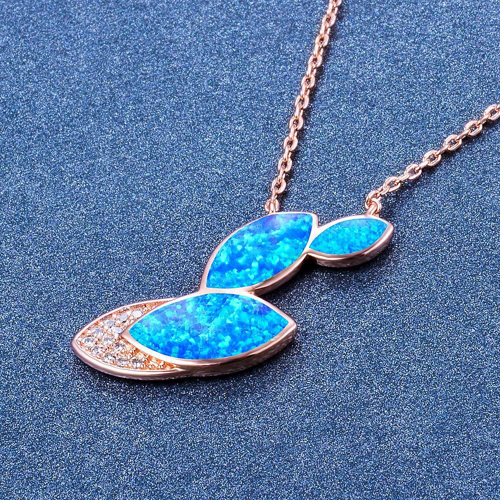 Leaf Opal Necklace