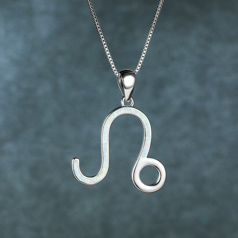 Opal Leo Necklace