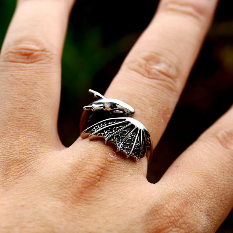 Men's Fashionable And Minimalist Little Dragon Ring