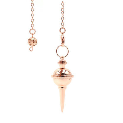 Copper metal spiral cone metal spherical spire spirit pendulum