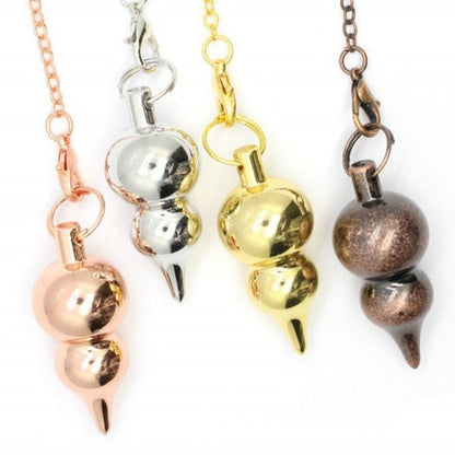 Copper Solid Metal Gourd-Shaped Gyroscope Spirit Pendulum