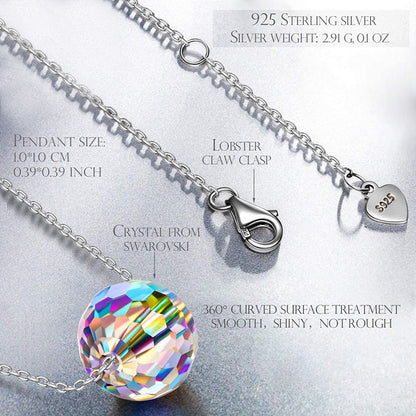 Austrian crystal S925 silver collar chain