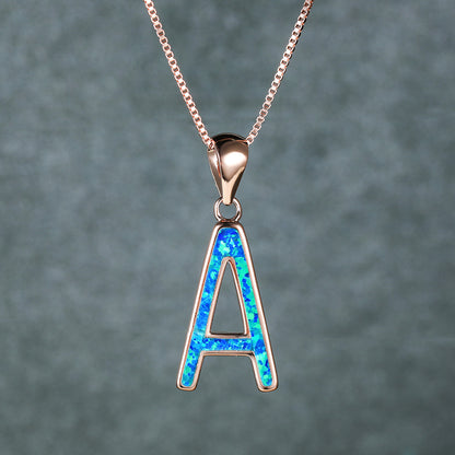 Ins Australia letter "A" necklace