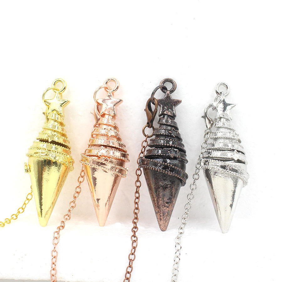 Copper Meteor-Shaped Conical Gravity Metal Pendulum