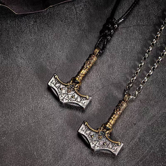 Men's Vintage War God Series Pendant Necklace