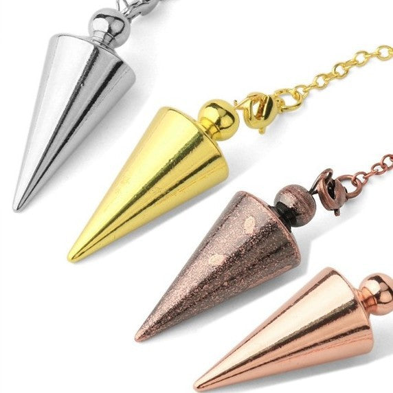 Copper conical gyroscope gravity spire spirit pendulum
