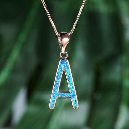 Ins Australia letter "A" necklace