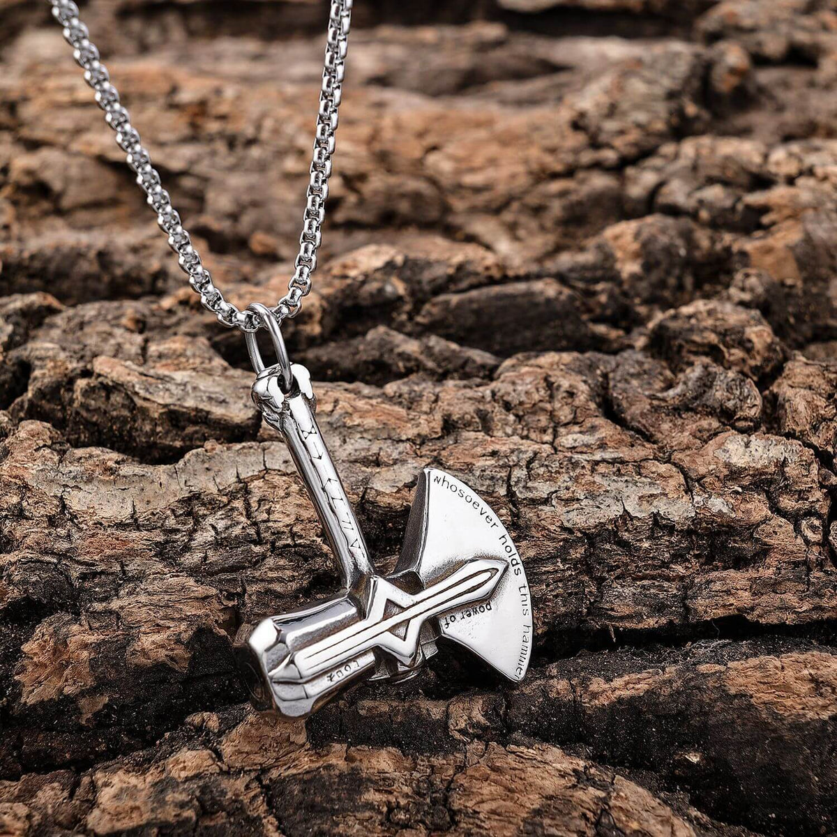 Men's Fashion Axe Pendant Necklace