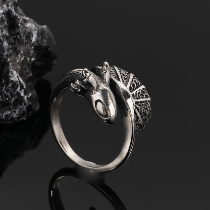 Men's Fashionable And Minimalist Little Dragon Ring