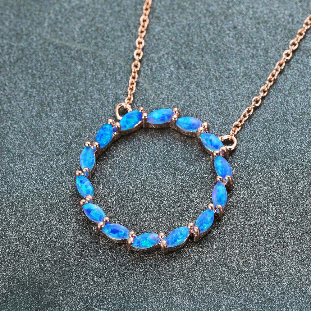 Aubert Circle Pendant Necklace