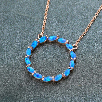 Aubert Circle Pendant Necklace