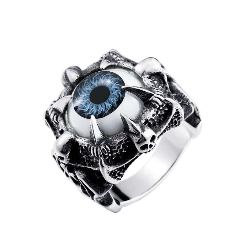 Men's Demon's Eye Personalized Ring