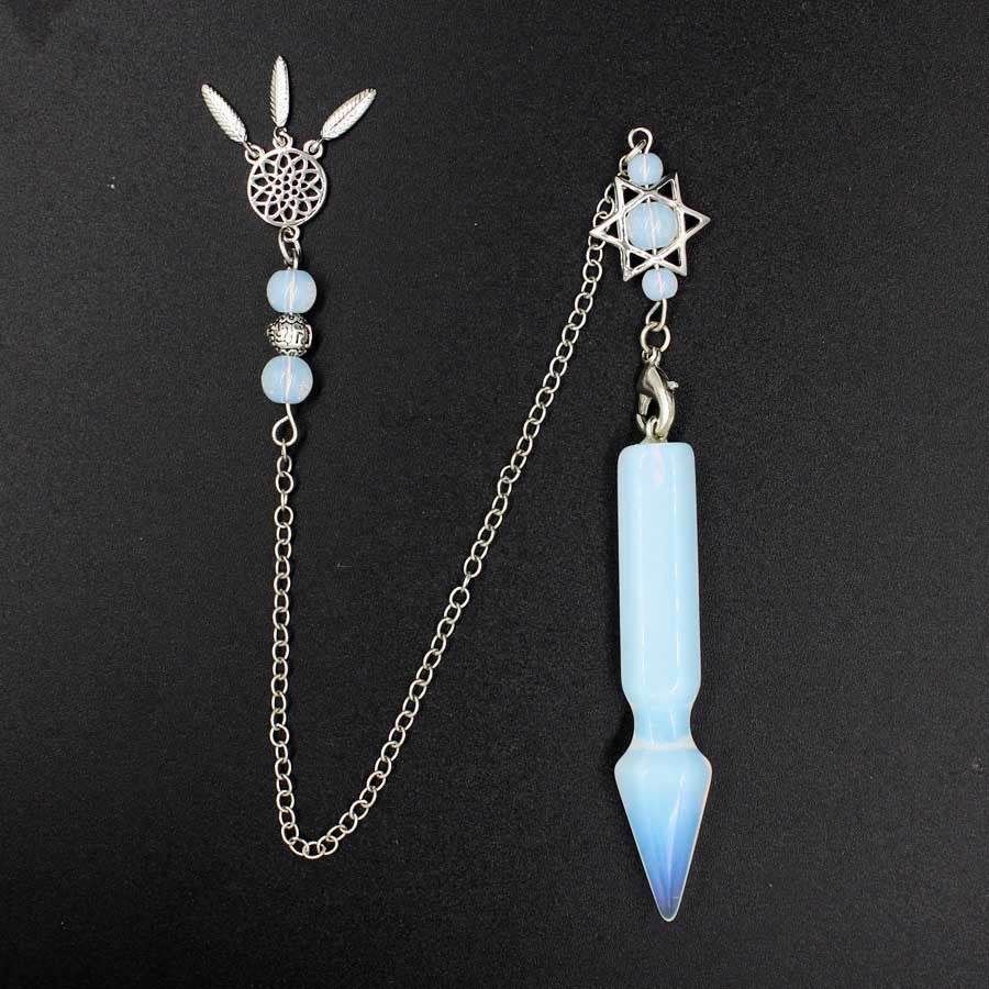 Arrow Crystal Column Spirit Pendulum Star Net Chain