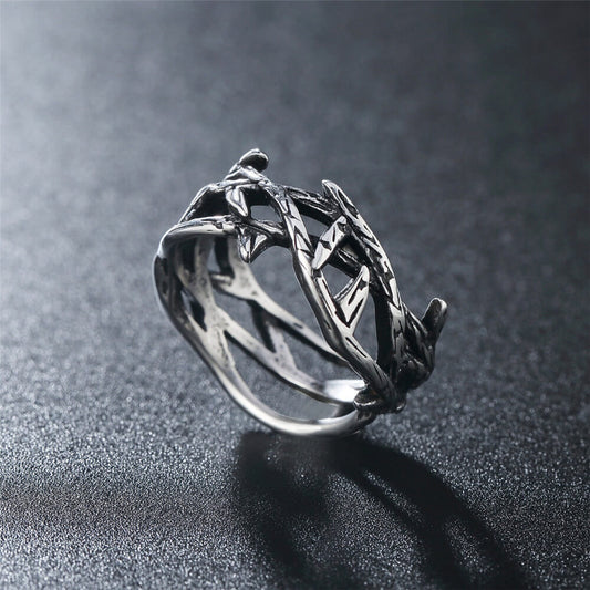 Men's Vintage Jesus Crown Of Thorns Ring
