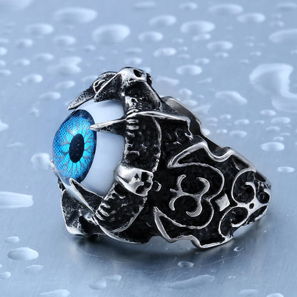 Men's Demon's Eye Personalized Ring