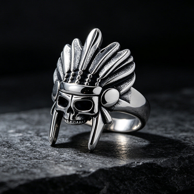 Skull Chief Men's Ring
