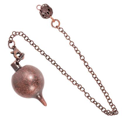 Metal round-tipped copper gravity gyroscope spirit pendulum