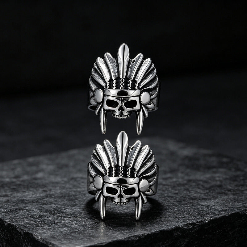 Skull Chief Men's Ring