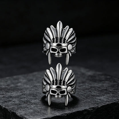 Skull Chief Men's Ring