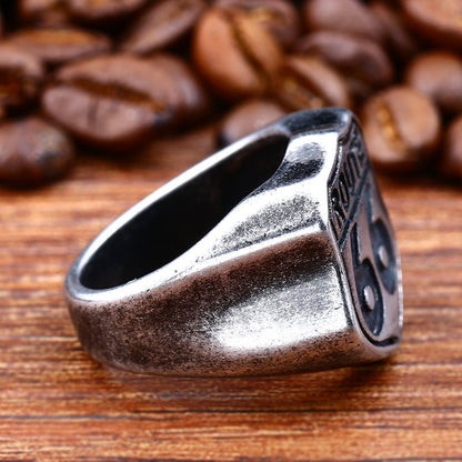 Men's Vintage Route 66 Shield Ring