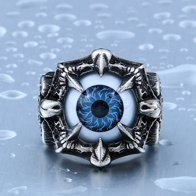 Men's Demon's Eye Personalized Ring