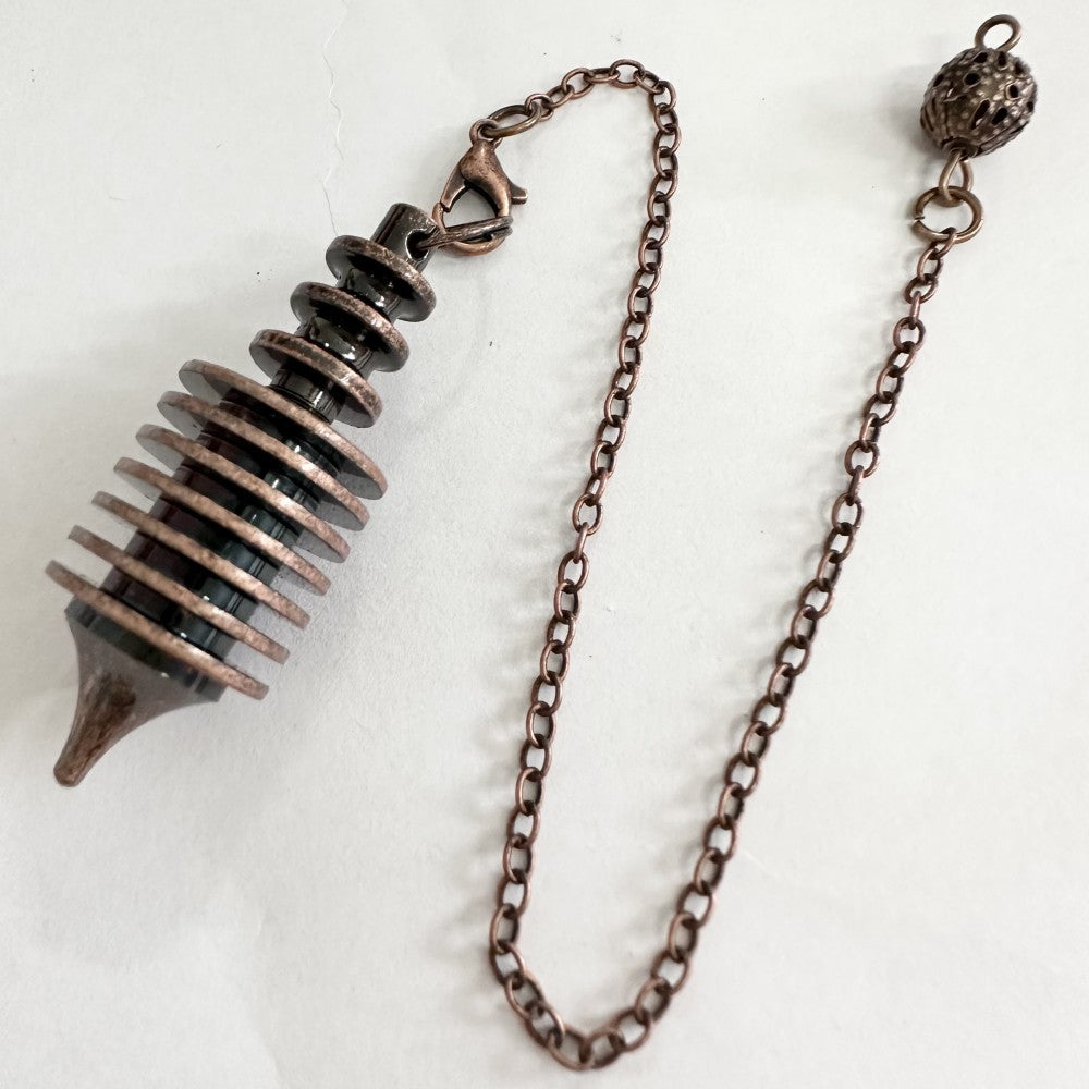 Seven-layer copper conical gyroscope gravity pendulum