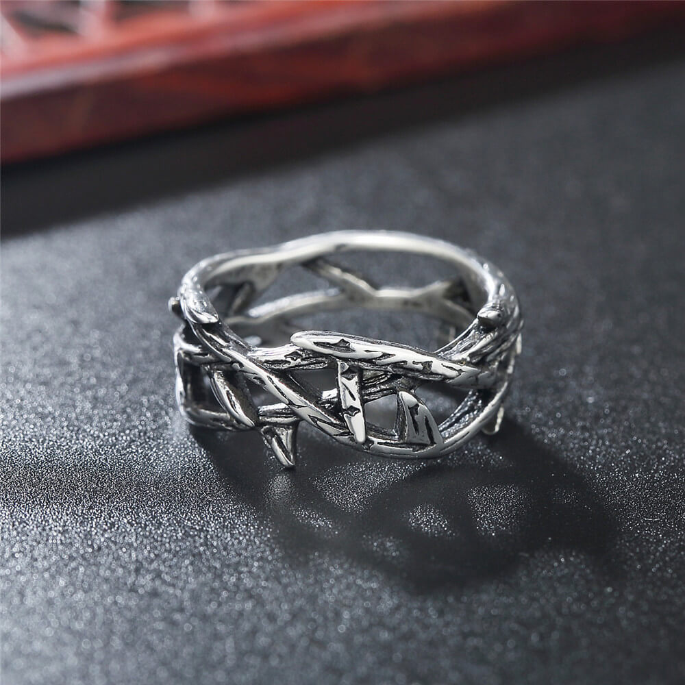 Men's Vintage Jesus Crown Of Thorns Ring