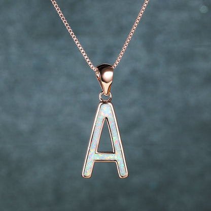 Ins Australia letter "A" necklace