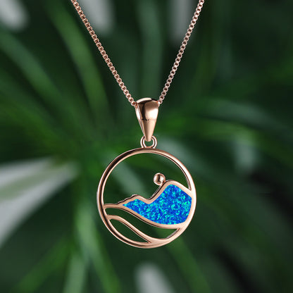 Opal Wave Necklace