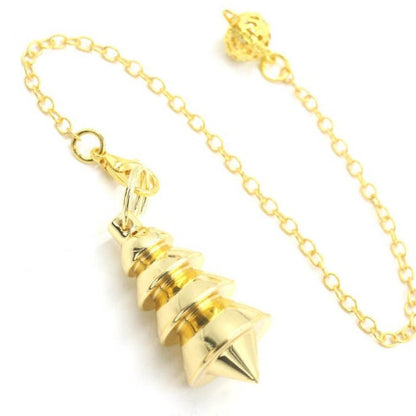 Copper solid four-layer mushroom thread tapered spirit hammer and spirit pendulum