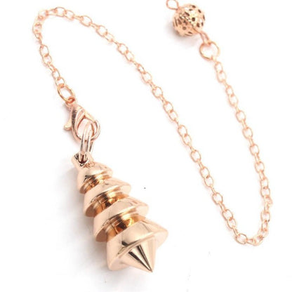 Copper solid four-layer mushroom thread tapered spirit hammer and spirit pendulum