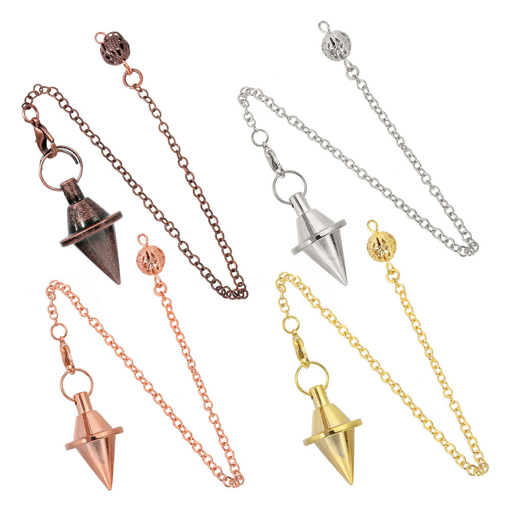 Copper conical gyroscope metal small weight pendulum