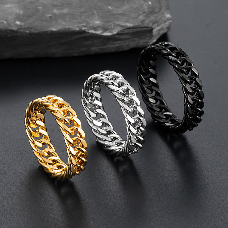 Cuban Link Men's Ring