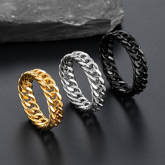 Cuban Link Men's Ring