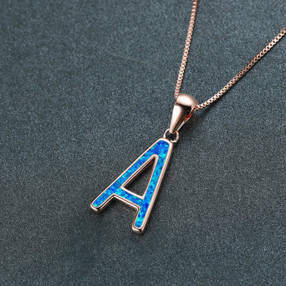 Ins Australia letter "A" necklace