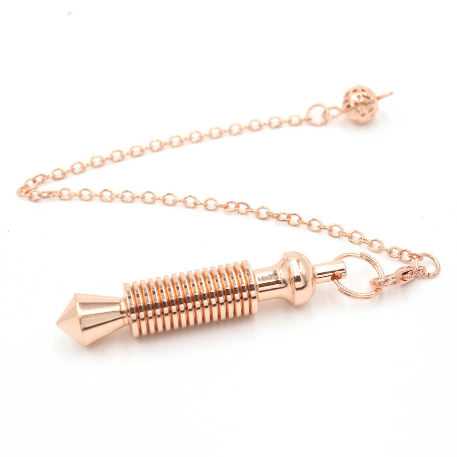 Vintage Metal Multi-Layer Geometric Conical Gravity-Concentrating Pendulum