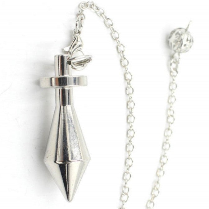 Copper-made conical spire-shaped pendulum pendant
