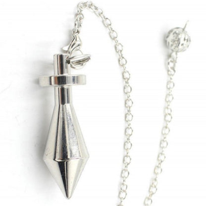 Copper-made conical spire-shaped pendulum pendant
