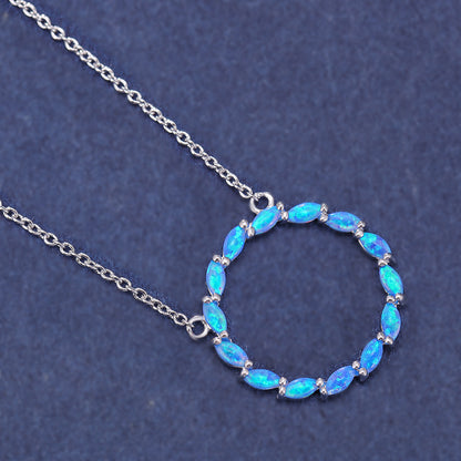 Aubert Circle Pendant Necklace
