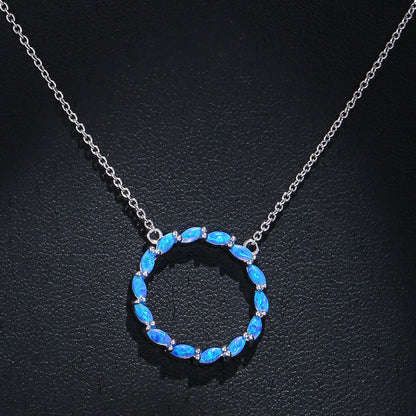 Aubert Circle Pendant Necklace