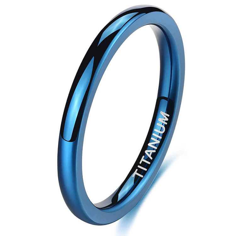 2mm 6-Color Minimalist Aperture men's&women's Ring