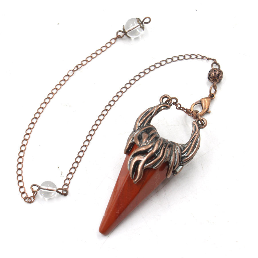 Crystal Pyramid Horn Spirit Pendulum