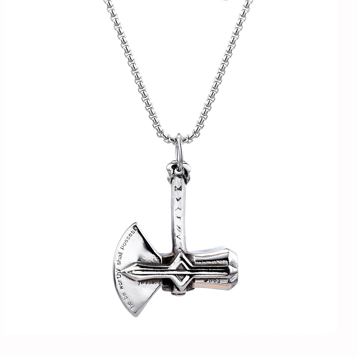 Men's Fashion Axe Pendant Necklace