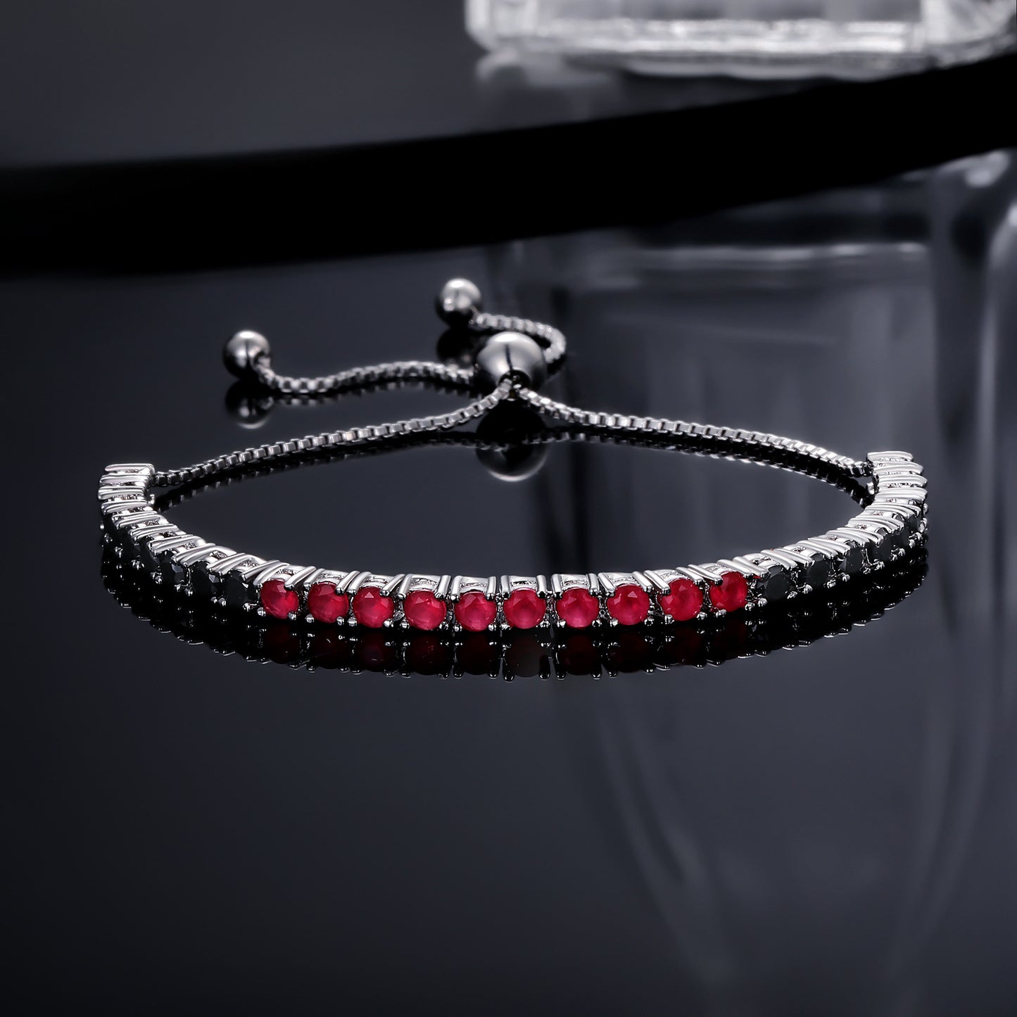Women&Men's 3mm Adjustable Tennis Zircon Bracelet