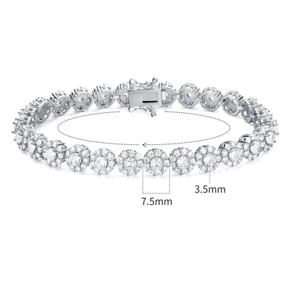 Women&Men's 8mm Tennis Bracelet With Cubic Zirconia