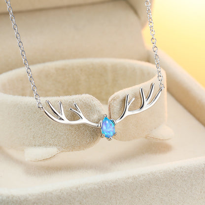 S925 Australian Antelope Necklace