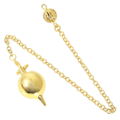 Metal round-tipped copper gravity gyroscope spirit pendulum
