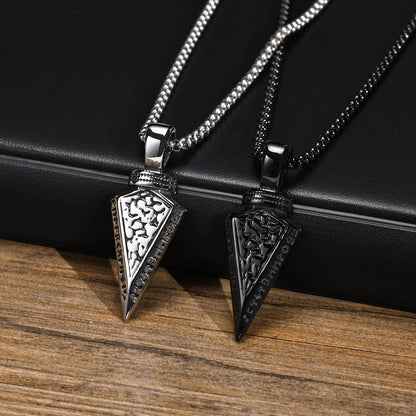 Men's Viking Arrow Pendant Necklace